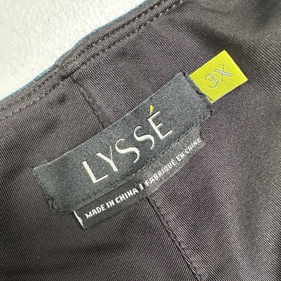 NWT Lysse Cropped Zip Hem Denim Stretchy Pull On Pants Indigo - Picture 5 of 16
